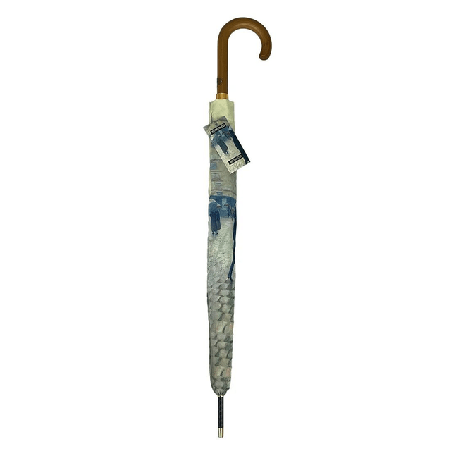SOAKE Storm King Walking Stick Umbrella - Caillebotte Paris Rainy Day 