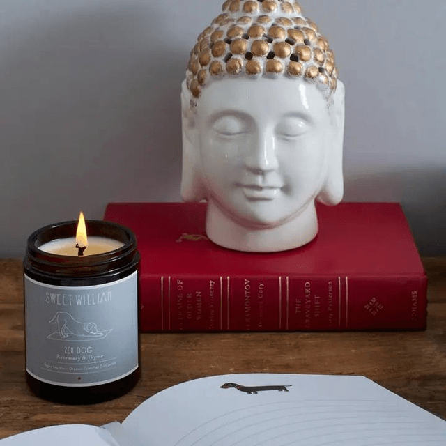Sweet William Organic Candle - Zen Dog
