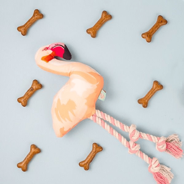 Emily Brooks Flamingo Pet Toy