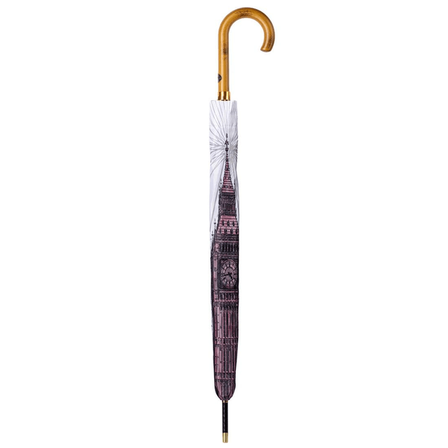 SOAKE Storm King Walking Stick Umbrella - London 