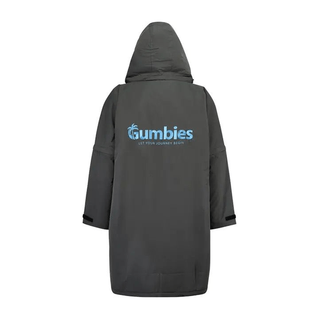 Gumbies S-Cape Robe - Charcoal & Blue