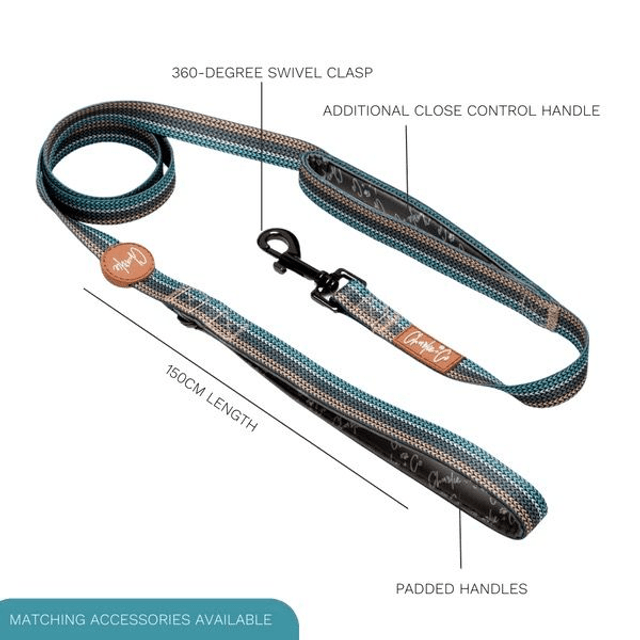 Charlie & Co - Made with Woof - Dual Handle Lead 