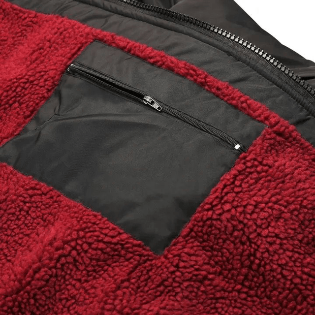 Gumbies S-Cape Robe - Black & Burgundy