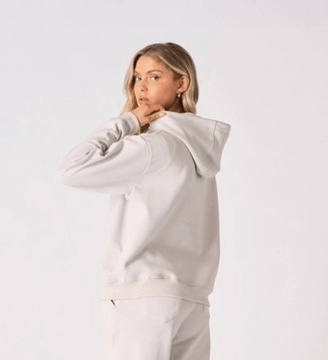 Stone Slogan Hoodie 