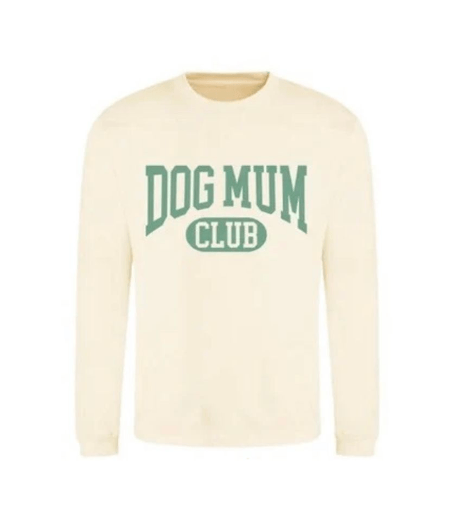 Syd&Co Dog Mum Club Sweatshirt - Vanilla