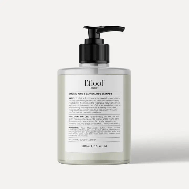 L'floof SNIFF Dog Shampoo (Natural Oat & Aloe) - 500ml