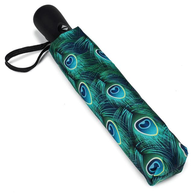 SOAKE Storm King Folding Umbrella - Peacock