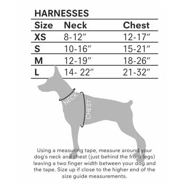 Barkley & Fetch - Orange & Grey Tartan - Harness