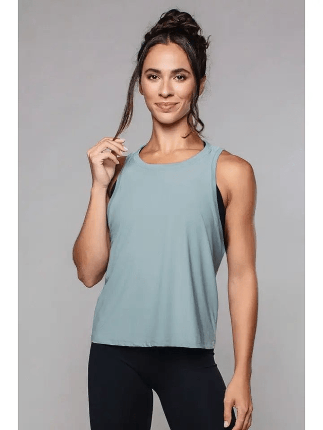 Born Nouli Relaxed Studio Tank Vest - Soft Sage