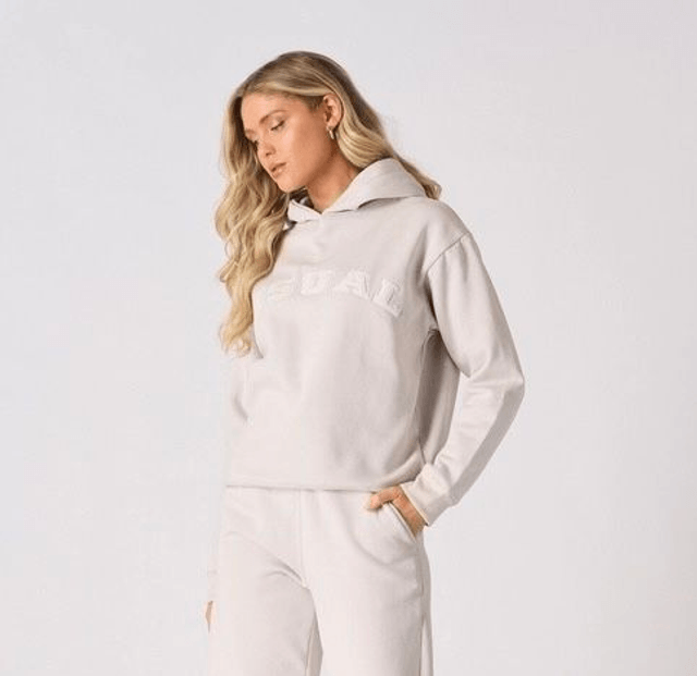 Stone Slogan Hoodie 
