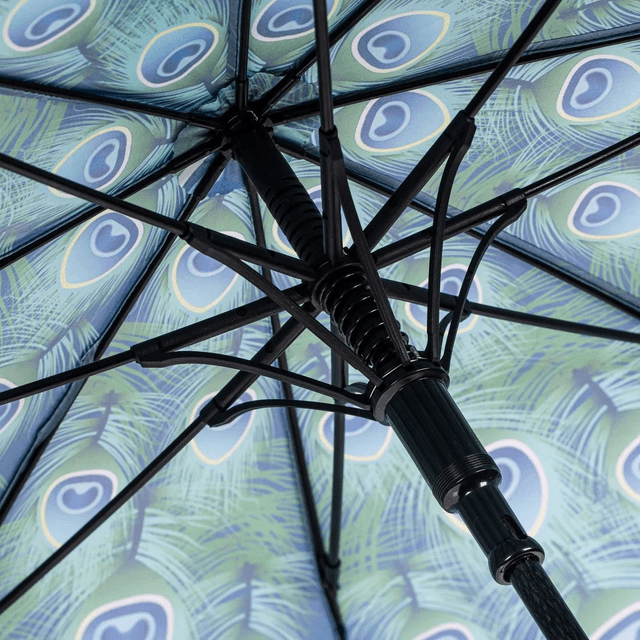 SOAKE Storm King Walking Stick Umbrella - Peacock