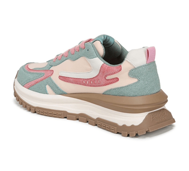 Blowfish Malibu Retro Trainers - Green / Pink