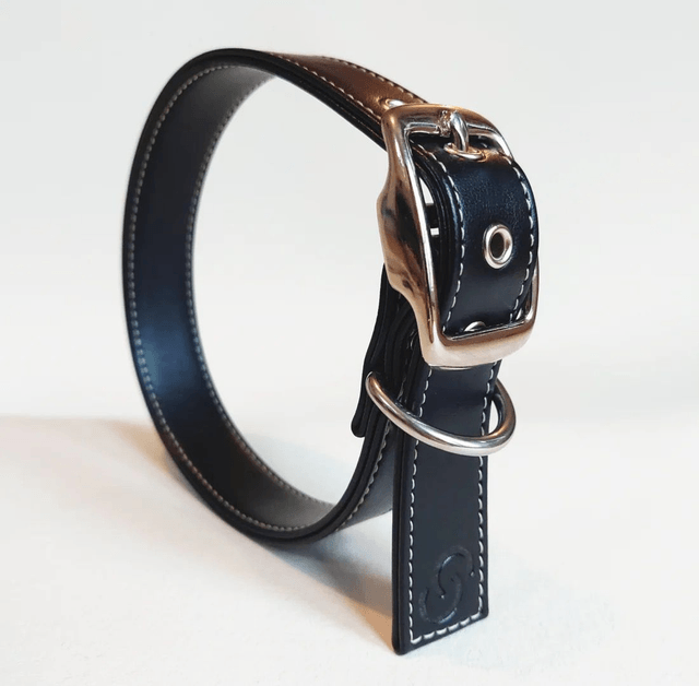 Skylos Collective Black Vegan Apple Leather Collar