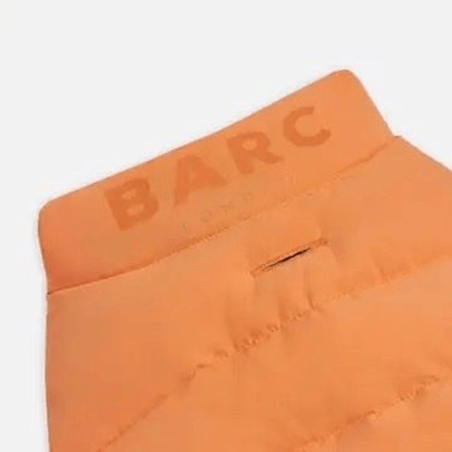 Barc London Reversible Puffer Jacket - Coral & Khaki