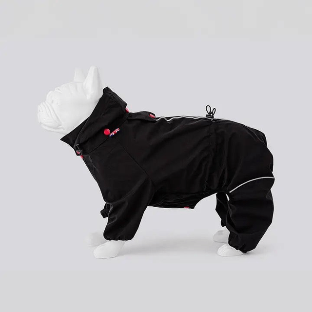 Hugo & Hudson Reflective Water-resistant Overall - Black