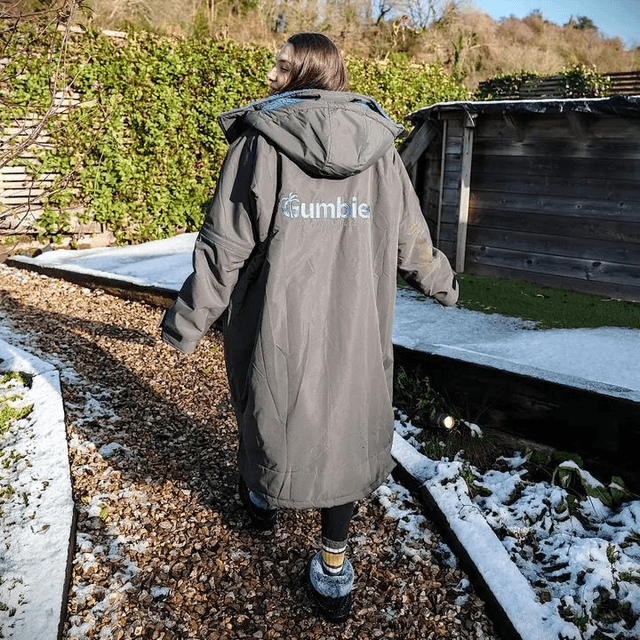 Gumbies S-Cape Robe - Charcoal & Blue
