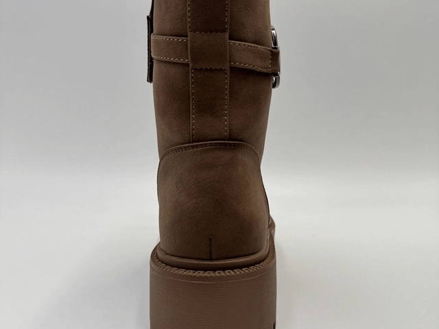 Chunky Combat Boots - Khaki