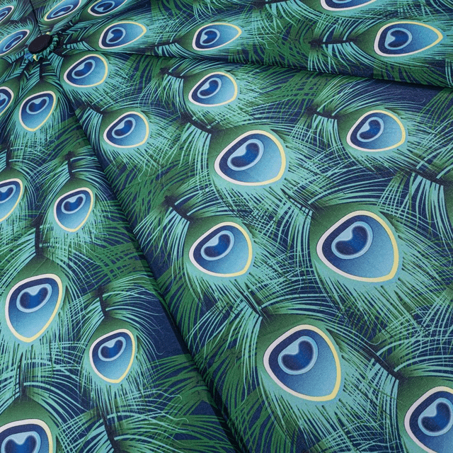 SOAKE Storm King Folding Umbrella - Peacock