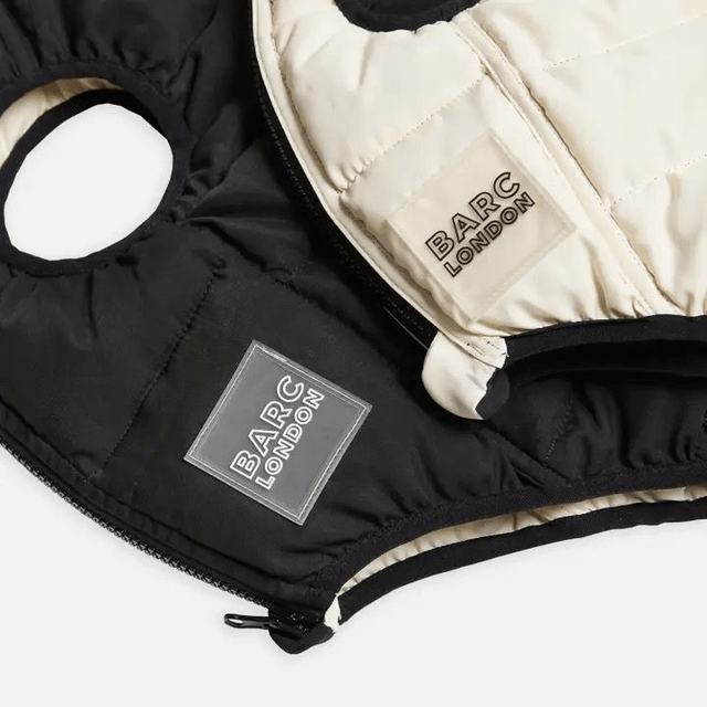 Barc London Reversible Puffer Jacket - Black & Cream