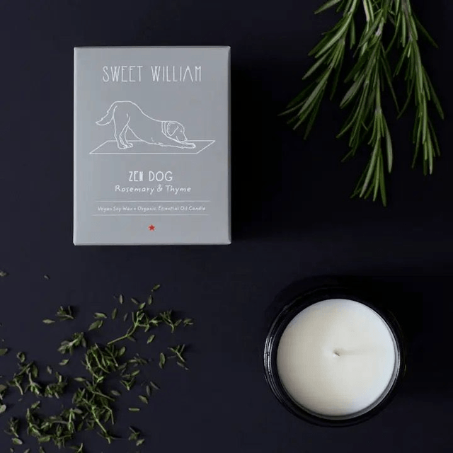 Sweet William Organic Candle - Zen Dog