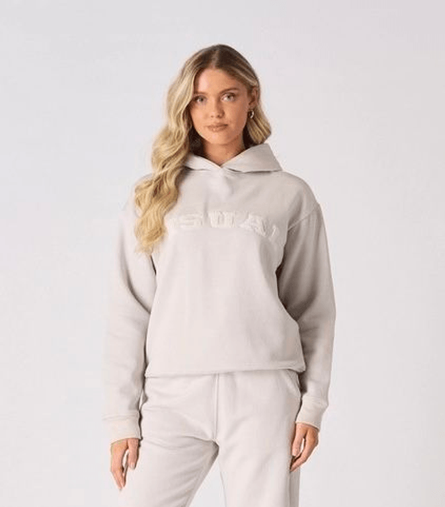 Stone Slogan Hoodie 
