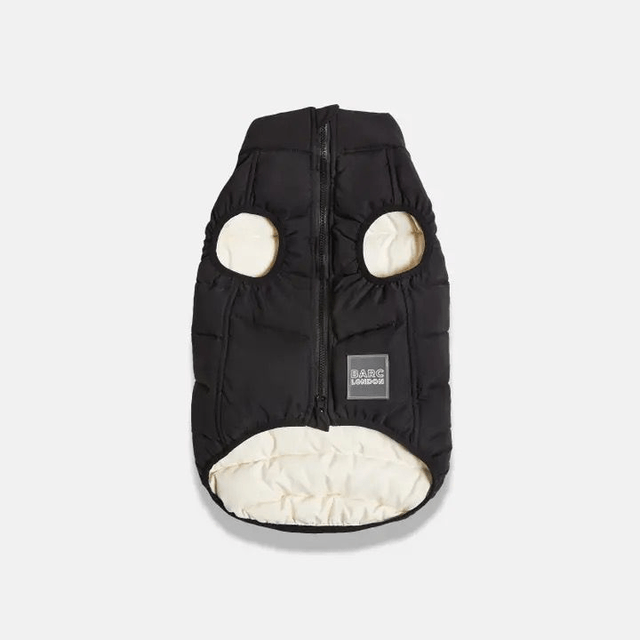 Barc London Reversible Puffer Jacket - Black & Cream