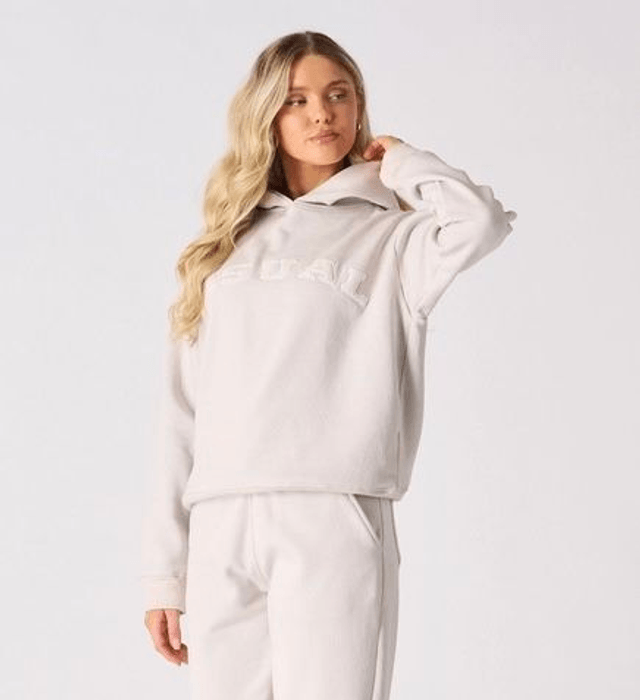 Stone Slogan Hoodie 