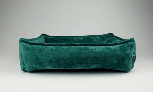Hillfoot & Paws Scuff Tough Nest Dog Bed - Green Velvet