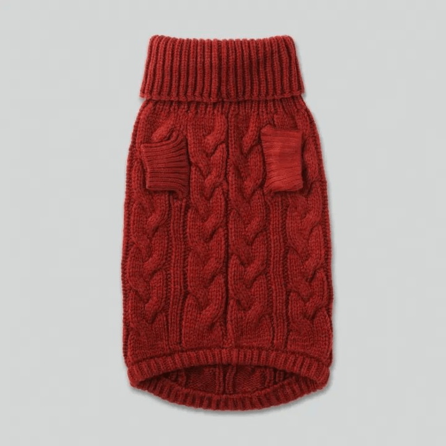 Hackett X Hugo Hudson Cable Knit Jumper - Brick
