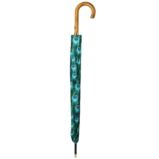 SOAKE Storm King Walking Stick Umbrella - Peacock