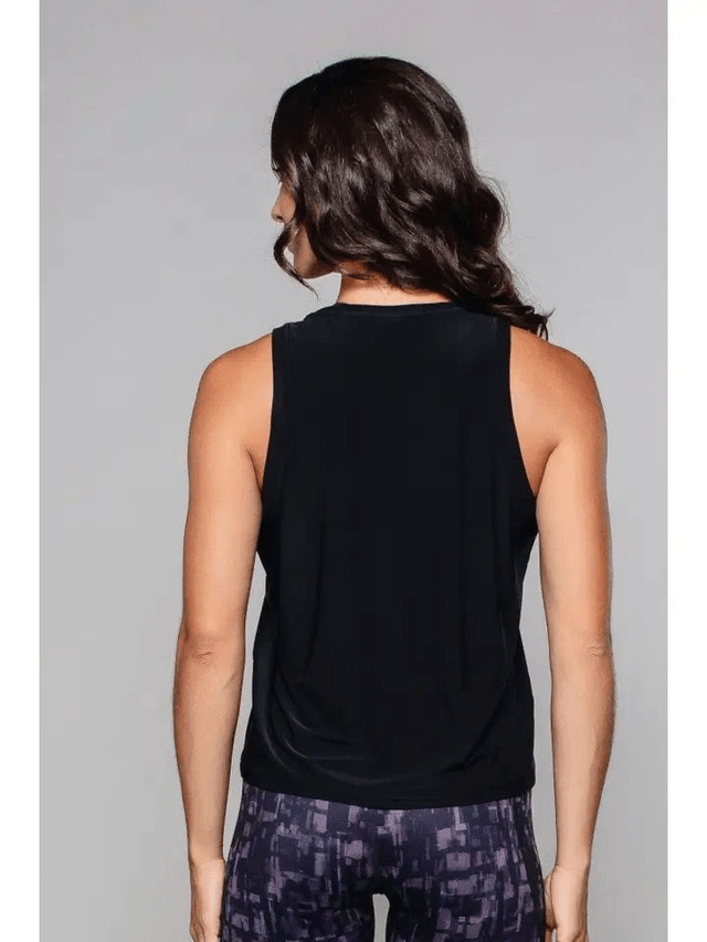 Born Nouli Relaxed Studio Tank Vest - Black