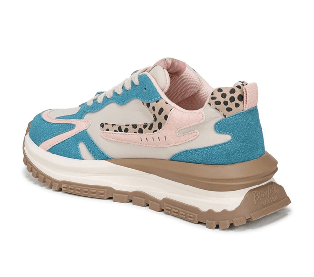 Blowfish Malibu Retro Trainers - Blue / Leopard