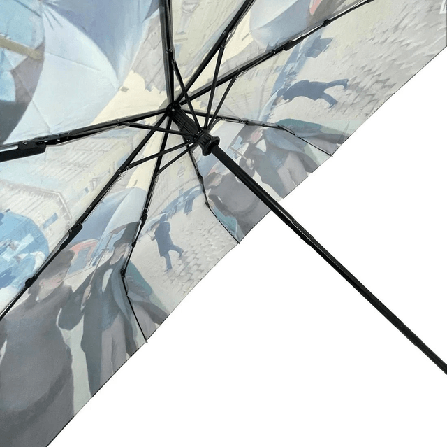 SOAKE Storm King Folding Umbrella - Caillebotte Paris Rainy Day