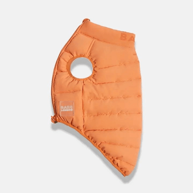 Barc London Reversible Puffer Jacket - Coral &amp; Khaki