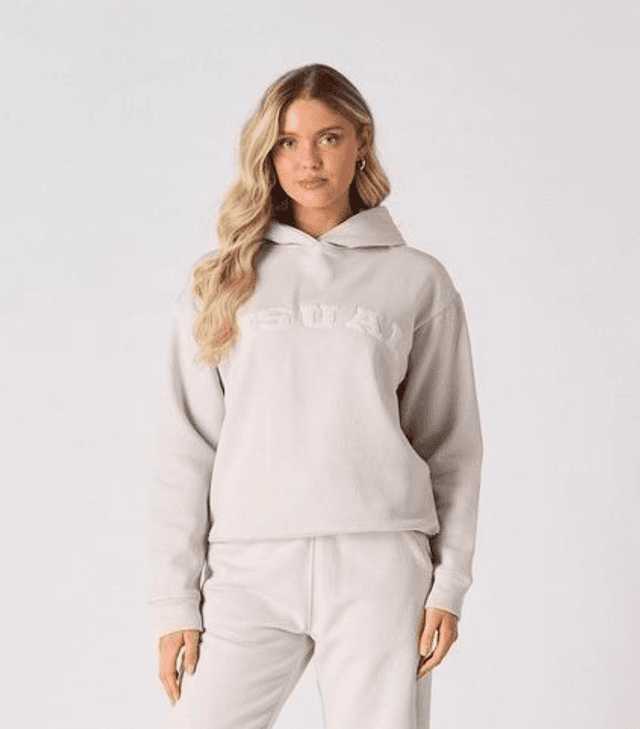 Stone Slogan Hoodie 